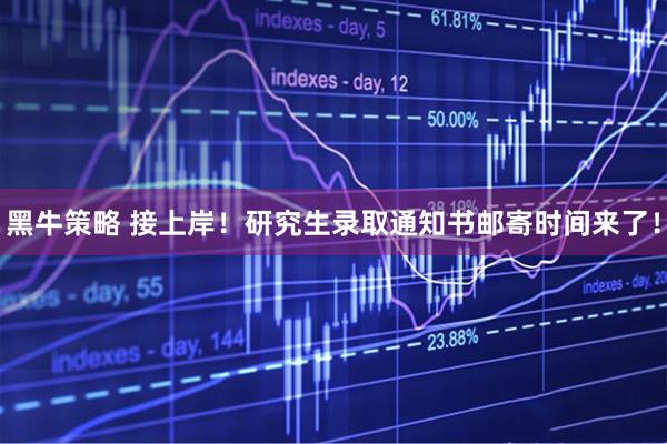 黑牛策略 接上岸！研究生录取通知书邮寄时间来了！